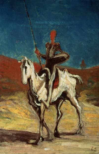 Don Quixote, c.1865-1870 by Honoré Daumier